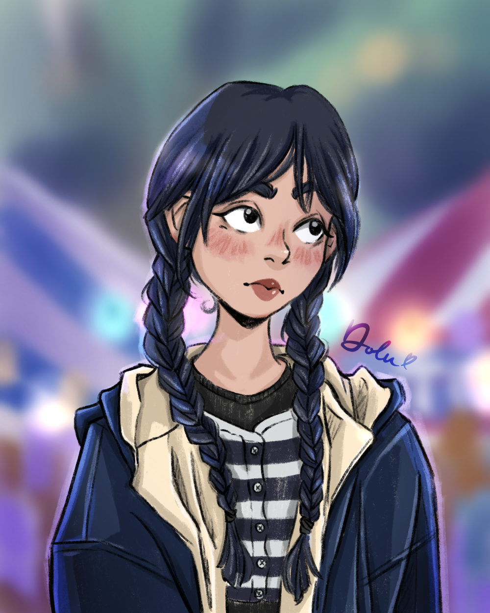 Wednesday Addams Netflix fanart