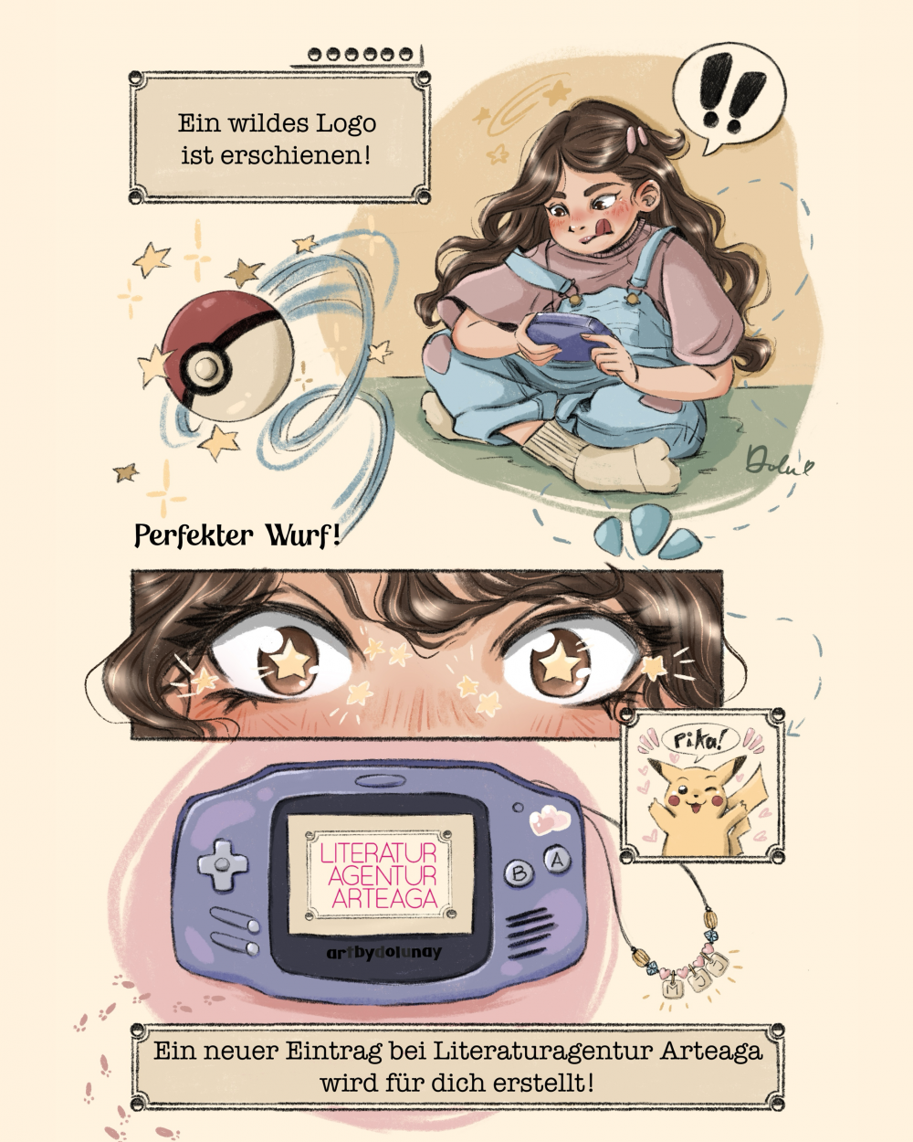 Comic Seite Literatur Agentur Arteaga