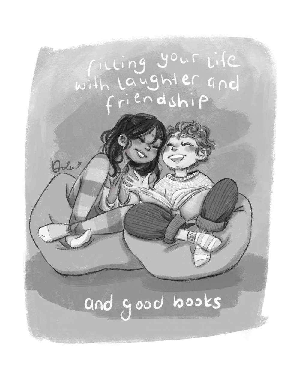 Kinderbuch Illustration Schwarz Weiß