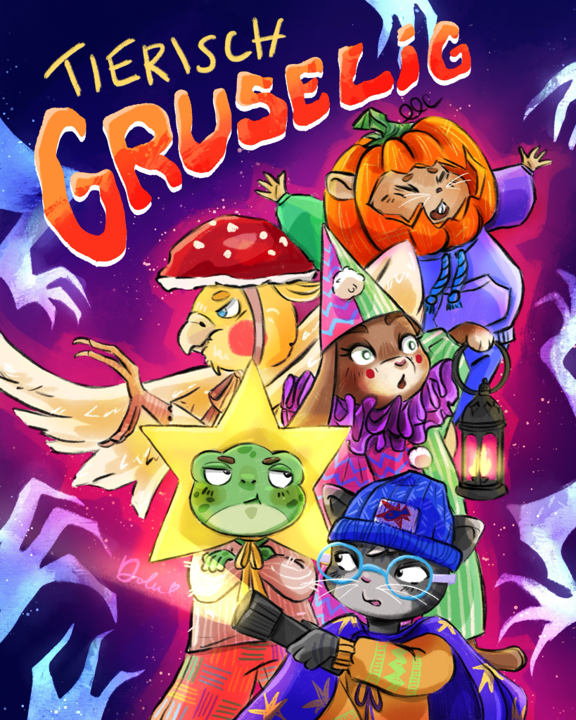 Animal friends and a spooky adventure.