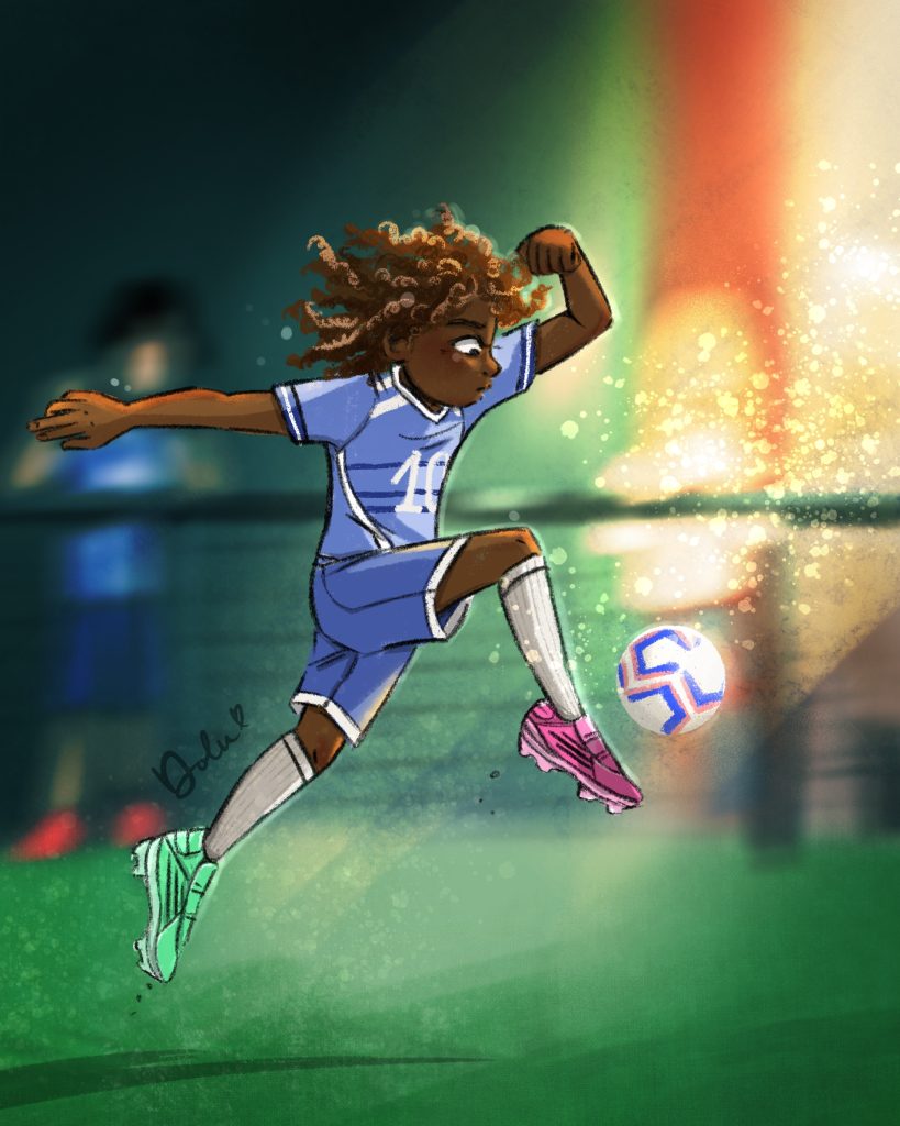 Soccer illustration